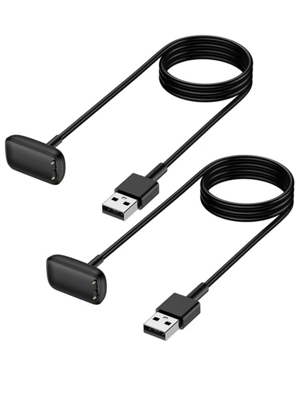 5 for $25! USB Charging Cables for Fitbit Charge 6/Charge 5/Luxe Smartwatch!